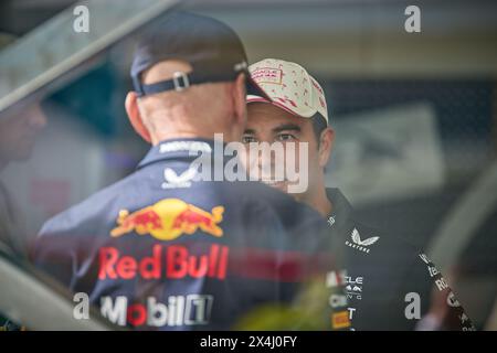 Miami Gardens, Florida, Stati Uniti. 3 maggio 2023. 11 Sergio Perez (mex) Red Bull Racing, Gran Premio di F1 di Miami all'autodromo di Miami a Miami Gardens, Florida, USA. Crediti: Yaroslav Sabitov/YES Market Media/Alamy Live News. Foto Stock