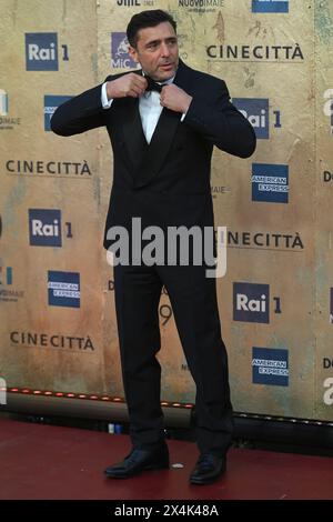 Roma, Italia. 3 maggio 2024. L'attore Adriano Giannini partecipa al photocall del 69° premio cinematografico italiano "David di Donatello" presso gli studi Cinecitta di Roma (Italia), 3 maggio 2024. Crediti: Insidefoto di andrea staccioli/Alamy Live News Foto Stock