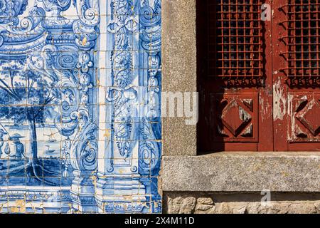 Porto, Portogallo - 03 aprile 2023 : piastrelle a sé do Porto Foto Stock
