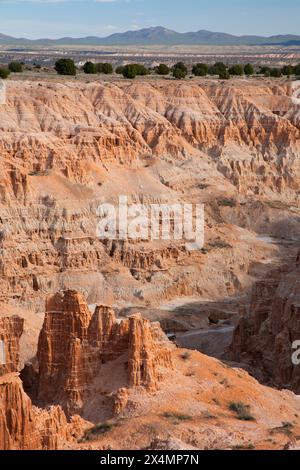 Miller Point, Cathedral Gorge state Park, Nevada Foto Stock