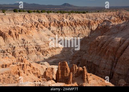 Miller Point, Cathedral Gorge state Park, Nevada Foto Stock