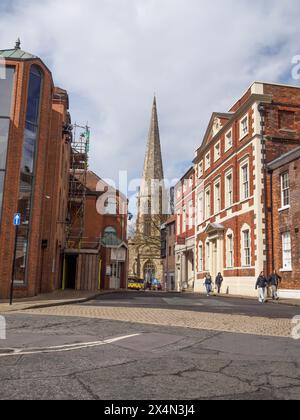 Castlegate York, Fairfax House, St Mary's Church Foto Stock