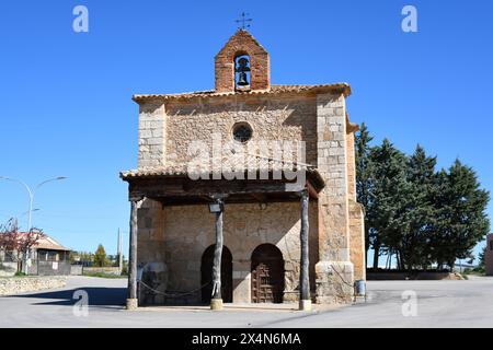 Berlanga de Duero, Nuestra Señora de la Soledad hermitage (XVI secolo). Provincia di Soria, Castilla y Leon, Spagna. Foto Stock