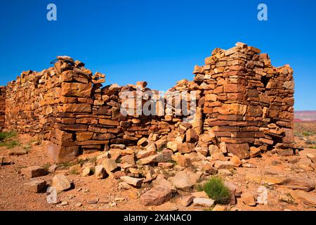 Fort Roads, Fort Pearce Historic Site, St. George Bureau of Land Management, Utah Foto Stock