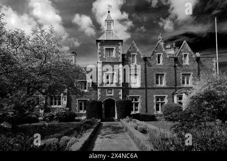 Vista dell'edificio della Oakham School, città di Oakham, contea di Rutland, Inghilterra, Regno Unito Foto Stock