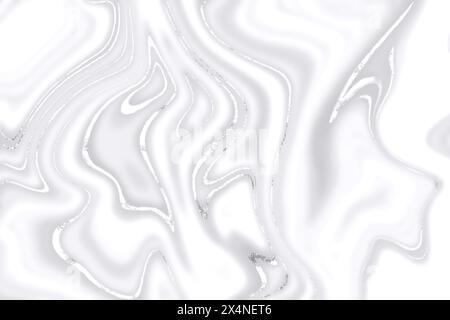 Sfondo bianco astratto. Texture colore grigio chiaro. Motivo argento grigio. Sfondi moderni e minimali. Cerchietto gradiente per la progettazione aziendale Illustrazione Vettoriale