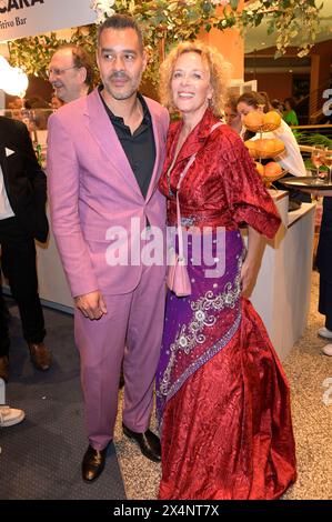 Michael Klammer und Katja Riemann bei der 74. Verleihung des Deutschen Filmpreises 2024 im Theater am Potsdamer Platz. Berlino, 03.05.2024 Foto Stock