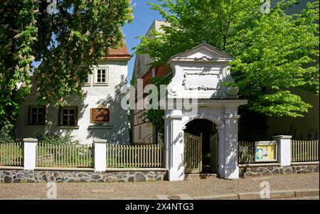 Casa Schiller, dove Friedrich Schiller scrisse la canzone della gioia, Lipsia, Sassonia, Germania Foto Stock