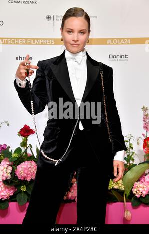 Sonja Gerhardt bei der 74. Verleihung des Deutschen Filmpreises 2024 im Theater am Potsdamer Platz. Berlino, 03.05.2024 Foto Stock
