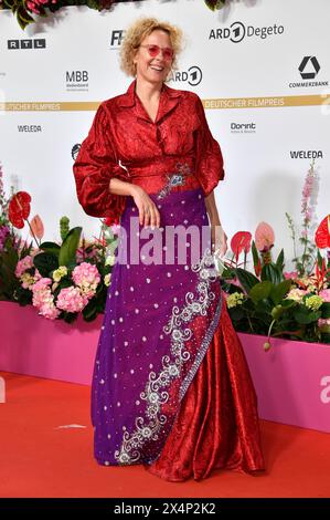 Katja Riemann bei der 74. Verleihung des Deutschen Filmpreises 2024 im Theater am Potsdamer Platz. Berlino, 03.05.2024 Foto Stock