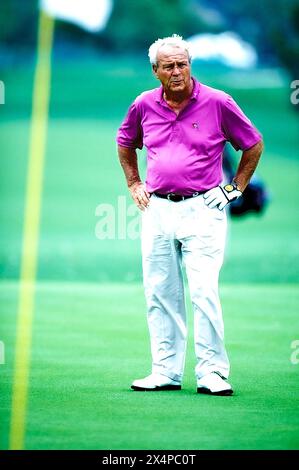 Arnold Palmer al Bayhill Country Club di Orlando, Florida. nel 1997 Foto Stock