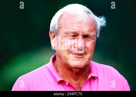 Arnold Palmer al Bayhill Country Club di Orlando, Florida. nel 1997 Foto Stock