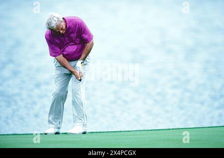 Arnold Palmer al Bayhill Country Club di Orlando, Florida. nel 1997 Foto Stock