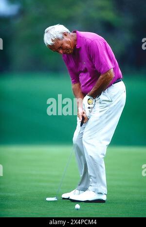 Arnold Palmer al Bayhill Country Club di Orlando, Florida. nel 1997 Foto Stock