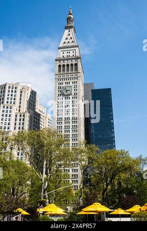 Madison Square Park si trova in Fifht Avenue e 23nd Street, NYC, USA, 2024 Foto Stock