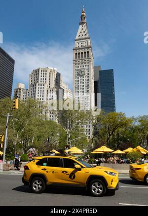 Madison Square Park si trova in Fifht Avenue e 23nd Street, NYC, USA, 2024 Foto Stock