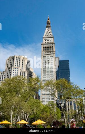 Madison Square Park si trova in Fifht Avenue e 23nd Street, NYC, USA, 2024 Foto Stock