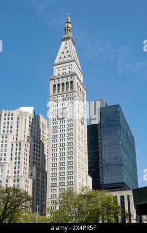 Madison Square Park si trova in Fifht Avenue e 23nd Street, NYC, USA, 2024 Foto Stock