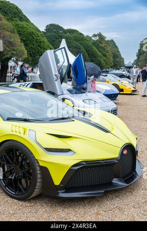 Bugatti Divo al Concours of Elegance - Hampton Court Palace 2022 Foto Stock