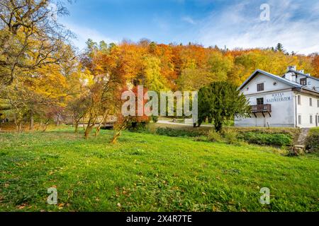 Direzione del Parco nazionale di Ojców a Ojców, Polonia Foto Stock