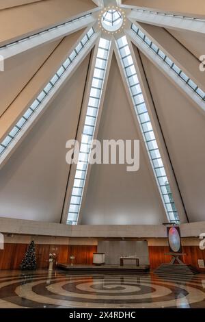 Spirale del Tempio di buona volontà, Templo da Boa Vontade, Brasilia, Brasile Foto Stock