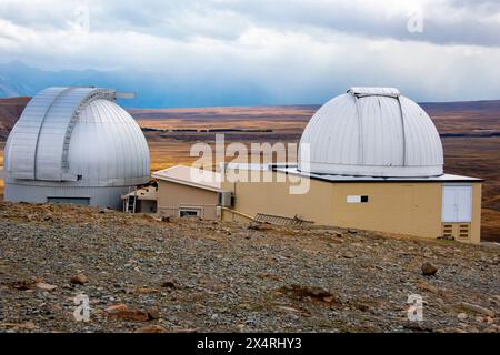Osservatorio Mt John dell'Università di Canterbury - nuova Zelanda Foto Stock