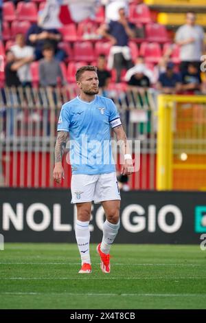 Ciro immobile (SS Lazio) durante la partita di campionato italiano di serie A tra AC Monza e SS Lazio il 4 maggio 2024 allo stadio U-Power di Monza, Italia Foto Stock