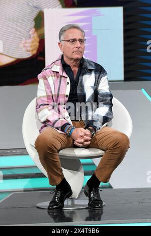 Milano, Italia. 3 maggio 2024. Milano, trasmissione TV “TV Talk - Rai 3 - Paolo Bonolis credito: Agenzia fotografica indipendente/Alamy Live News Foto Stock