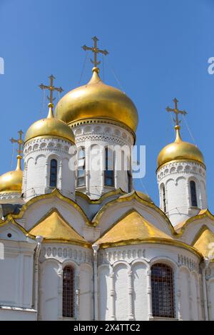 Cattedrale dell'Annunciazione, il Cremlino, Sito Patrimonio Mondiale dell'UNESCO, Mosca, Russia Foto Stock