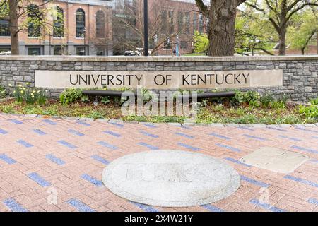 L'Università del Kentucky è un'università pubblica di ricerca fondata nel 1865 e situata nel centro di Lexington. Foto Stock