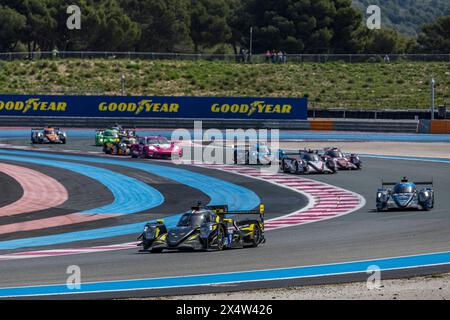 09 RIED Jonas (ger), CAPIETTO Macéo (fra), CAIROLI Matteo (ita), Iron Lynx - Proton, Oreca 07 - Gibson, azione durante il 2° round della Michelin le Mans Cup 2024 sul circuito Paul Ricard dal 3 al 5 maggio 2024 a le Castellet, Francia - Photo Marc de Mattia/DPPI credito: DPPI Media/Alamy Live News Foto Stock