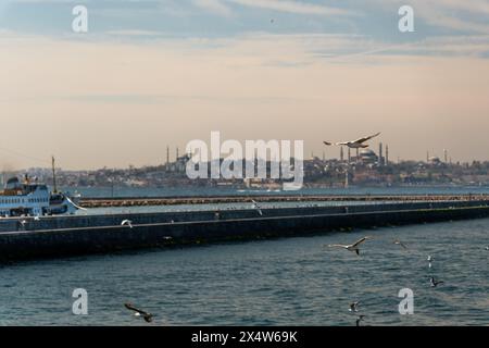 Immortalato la bellezza mozzafiato della storica penisola di Istanbul, 2024 Foto Stock