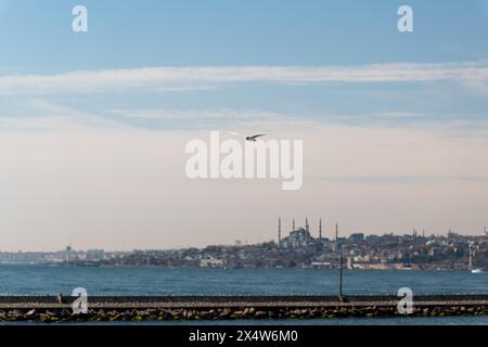 Immortalato la bellezza mozzafiato della storica penisola di Istanbul, 2024 Foto Stock