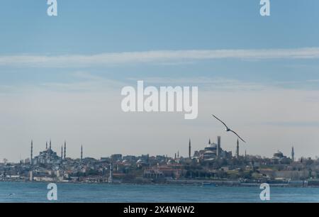 Immortalato la bellezza mozzafiato della storica penisola di Istanbul, 2024 Foto Stock