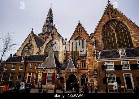 Oude Kerk, Amsterdam, Paesi Bassi. Foto Stock