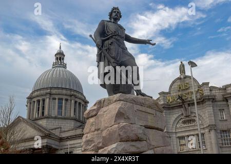 Aberdeen City, nota con affetto come Granite City, è una città portuale situata nella regione nord-orientale della Scozia. Foto Stock