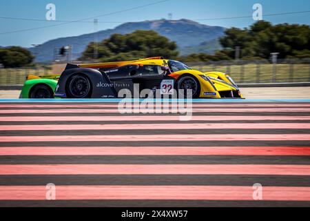 Le Castellet, Francia. 3 maggio 2024. 32 D'AMATO Umberto (swi), STAVRAKIDIS Paschalis Paris (qat), Team Virage, Ligier JS P4, azione durante la Heat 2 della 2024 Ligier European Series sul circuito Paul Ricard dal 3 al 5 maggio 2024 a le Castellet, Francia - foto Paulo Maria/DPPI credito: DPPI Media/Alamy Live News Foto Stock