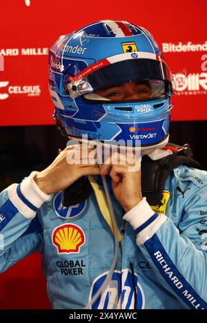 Charles Leclerc (MON) Ferrari. Formula 1 World Championship, Rd 6, Miami Grand Prix, domenica 5 maggio 2024. Autodromo internazionale di Miami, Miami, Florida, Stati Uniti. Foto Stock
