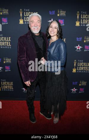 New York, Stati Uniti. 5 maggio 2024. Patrick Page e Paige Davis hanno partecipato ai Lucille Lortel Awards 2024 al NYU Skirball di New York, NY il 5 maggio 2024. (Foto di Efren Landaos/Sipa USA) credito: SIPA USA/Alamy Live News Foto Stock