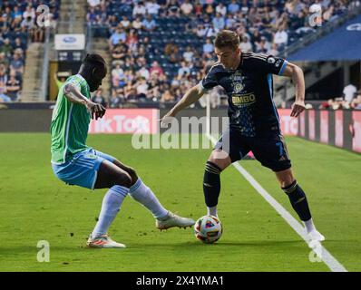 MLS match tra Philadelphia Union e Seattle Sounders FC al Subaru Park. Foto Stock