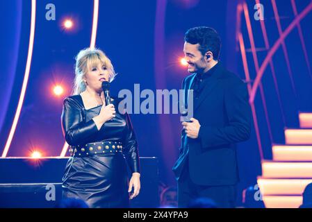 Offenburg Schlagersaengerin Maite Kelly beim Auftritt am 04.05.2024 in Offenburg *** Offenburg cantante pop Maite Kelly che si esibisce il 04 05 2024 in Offenburg Copyright: XEibner-Pressefoto/GerhardxWingenderx EP GWR Foto Stock