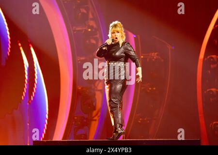 Offenburg Schlagersaengerin Maite Kelly beim Auftritt am 04.05.2024 in Offenburg *** Offenburg cantante pop Maite Kelly che si esibisce il 04 05 2024 in Offenburg Copyright: XEibner-Pressefoto/GerhardxWingenx EP GWR Foto Stock