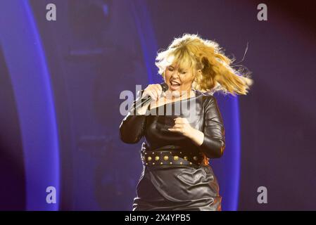 Offenburg Schlagersaengerin Maite Kelly beim Auftritt am 04.05.2024 in Offenburg *** Offenburg cantante pop Maite Kelly che si esibisce il 04 05 2024 in Offenburg Copyright: XEibner-Pressefoto/GerhardxWingenx EP GWR Foto Stock
