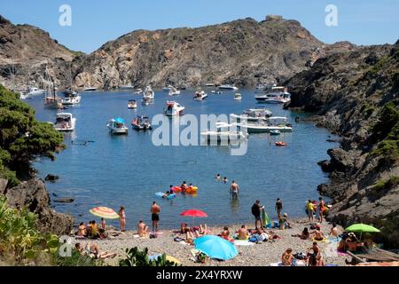 spagna costa brava cap de creus vacanze estive Foto Stock