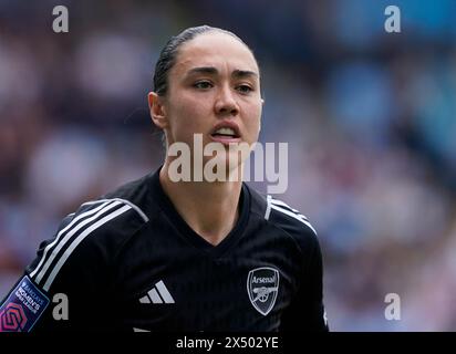 Manchester, Regno Unito. 4 maggio 2024. Manuela Zinsberger dell'Arsenal durante la partita di Premier League all'Etihad Stadium di Manchester. Il credito per immagini dovrebbe essere: Andrew Yates/Sportimage Credit: Sportimage Ltd/Alamy Live News Foto Stock