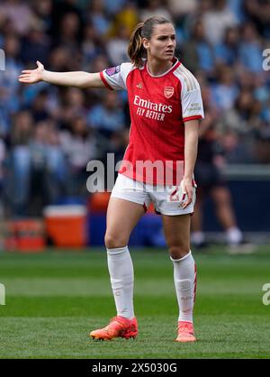 Manchester, Regno Unito. 4 maggio 2024. Laia Codina dell'Arsenal durante la partita di Premier League all'Etihad Stadium di Manchester. Il credito per immagini dovrebbe essere: Andrew Yates/Sportimage Credit: Sportimage Ltd/Alamy Live News Foto Stock