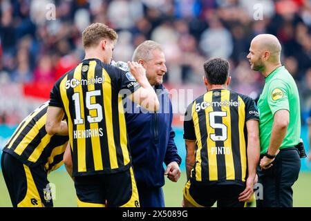 UTRECHT, 05-05-2024 , Stadio Galgenwaard, calcio, eredivisie olandese, stagione 2023 / 2024, durante la partita FC Utrecht - Vitesse, Jos Kortekaas Foto Stock