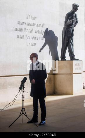 Londra, Regno Unito 5 maggio 2024 Pat McFadden, Cancelliere ombra del Ducato di Lancaster e Coordinatore della campagna Nazionale Laburista, alla BBC for Sunday With Foto Stock