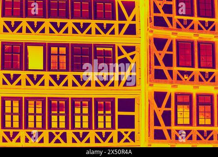 Vista di Hannoversch Münden, bassa Sassonia, Germania, Europa Foto Stock