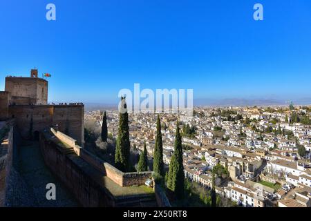 Espagne - Grenade , le jeudi 19 décembre 2019. Palais de l'Alhambra . FNG Foto Stock